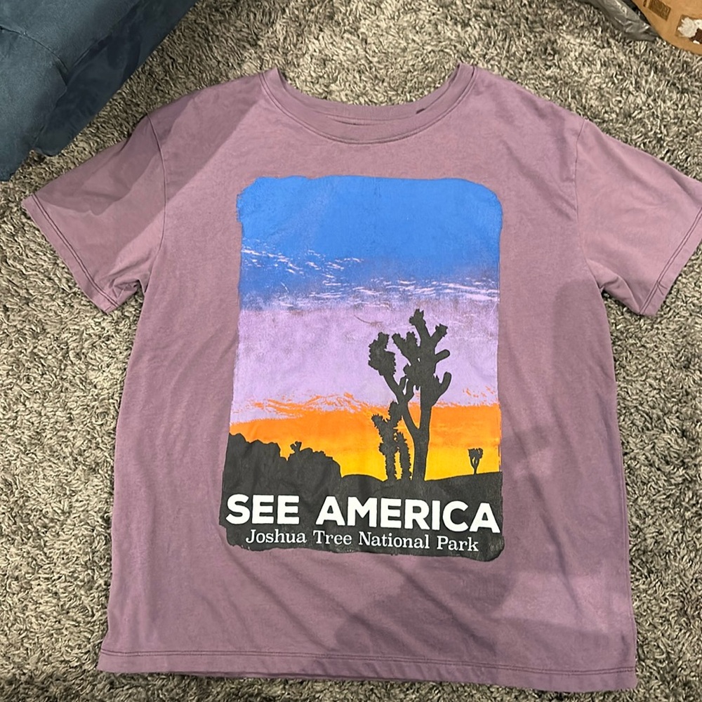 Creative Action Network See America Joshua Tree National Park t-shirt size L